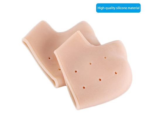 Pair of half Heel Pain Anti Crack Silicone Set - Anti Crack For Pain Relief Unisex With Box