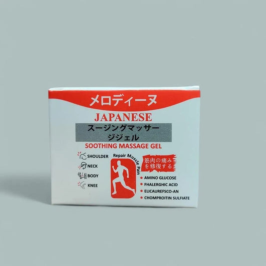 Melodine Japanese Soothing Massage Gel 120g – Fast-Acting Relief for Neck, Shoulder, Knee & Muscle Pain
